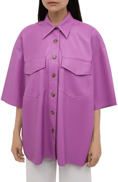 Рубашка из экокожи NANUSHKA, арт. NW21PFSH01132, фото 3