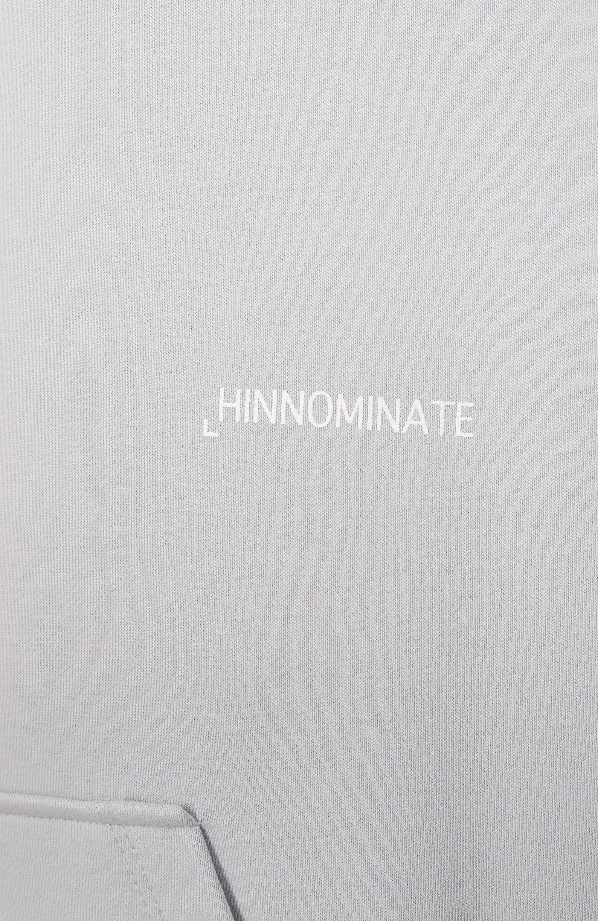 Хлопковое худи HINNOMINATE светло-серого цвета по цене 17550 руб., арт. HMABM01301, фото 6 Хлопковое худи HINNOMINATE, арт. HMABM01301, фото 6