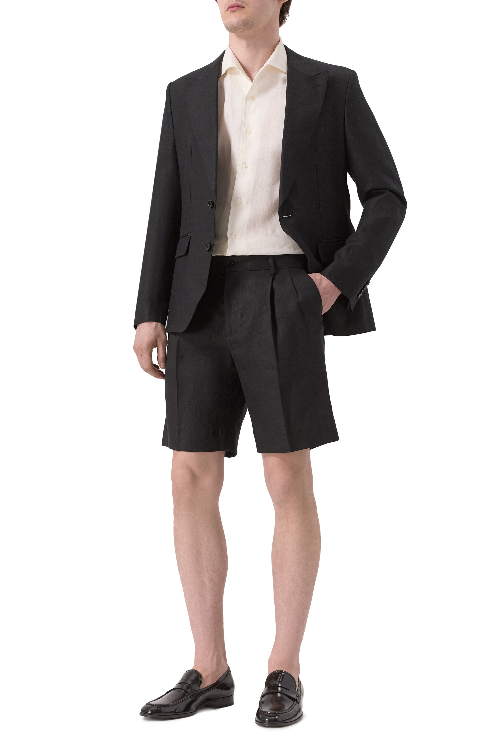 Льняные шорты DOLCE & GABBANA, арт. GW0MAT/FU4K6, фото 2