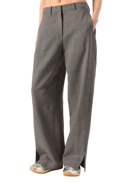Шерстяные брюки JIL SANDER, арт. J03KA0277-J40201, фото 3