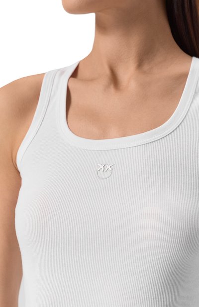 Хлопковая майка PINKO, арт. 100807/A2C1, фото 5