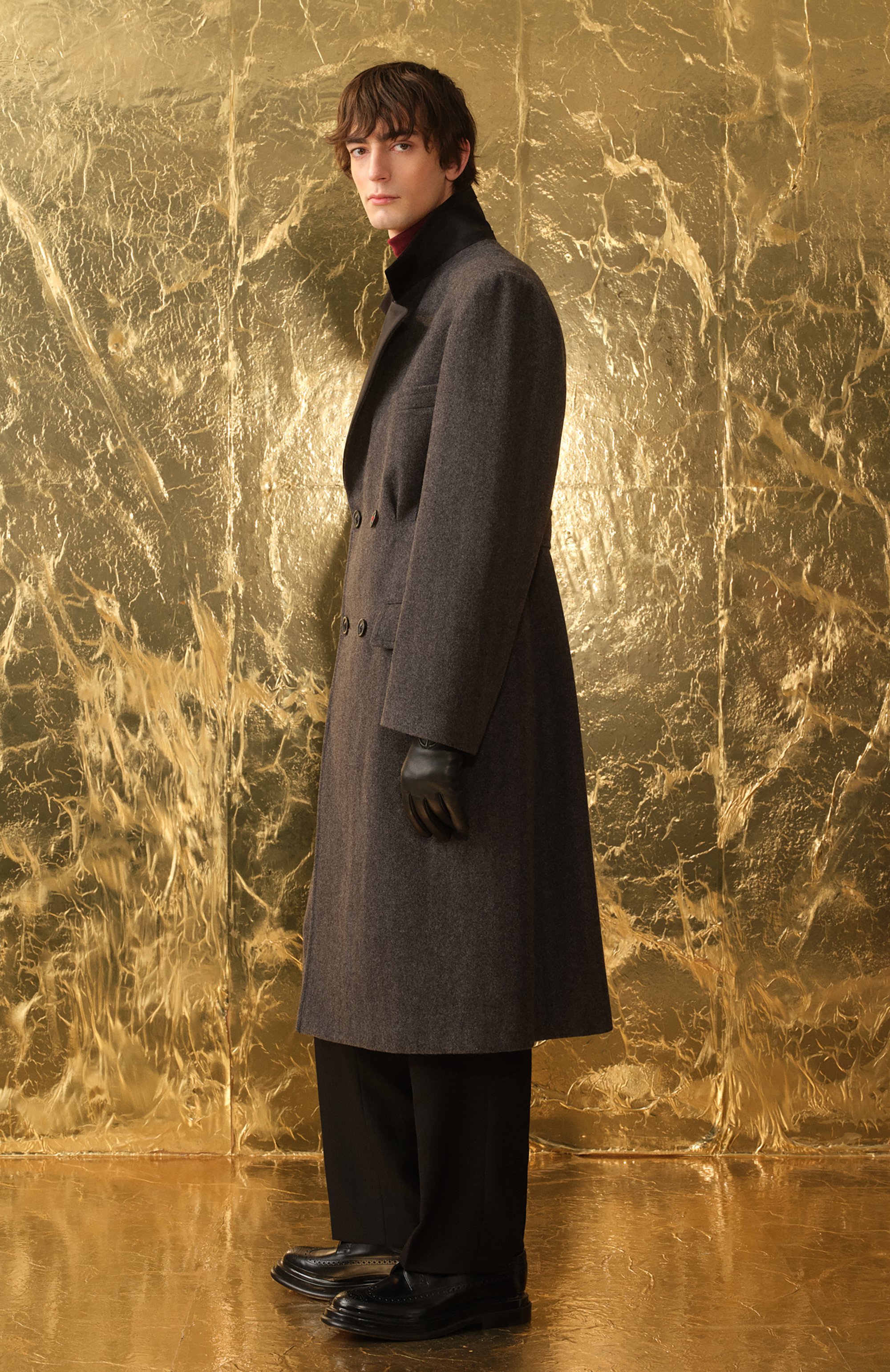 Кожаные перчатки ZILLI черного цвета по цене 86800 руб., арт. GL007AM1005VZL000, фото 3 Кожаные перчатки ZILLI, арт. GL007AM1005VZL000, фото 3