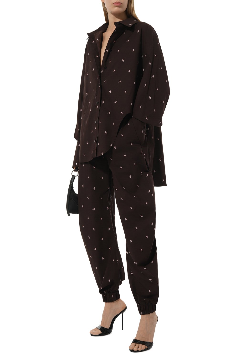 Хлопковая рубашка THE ATTICO, арт. 241WCH04/C079, фото 2