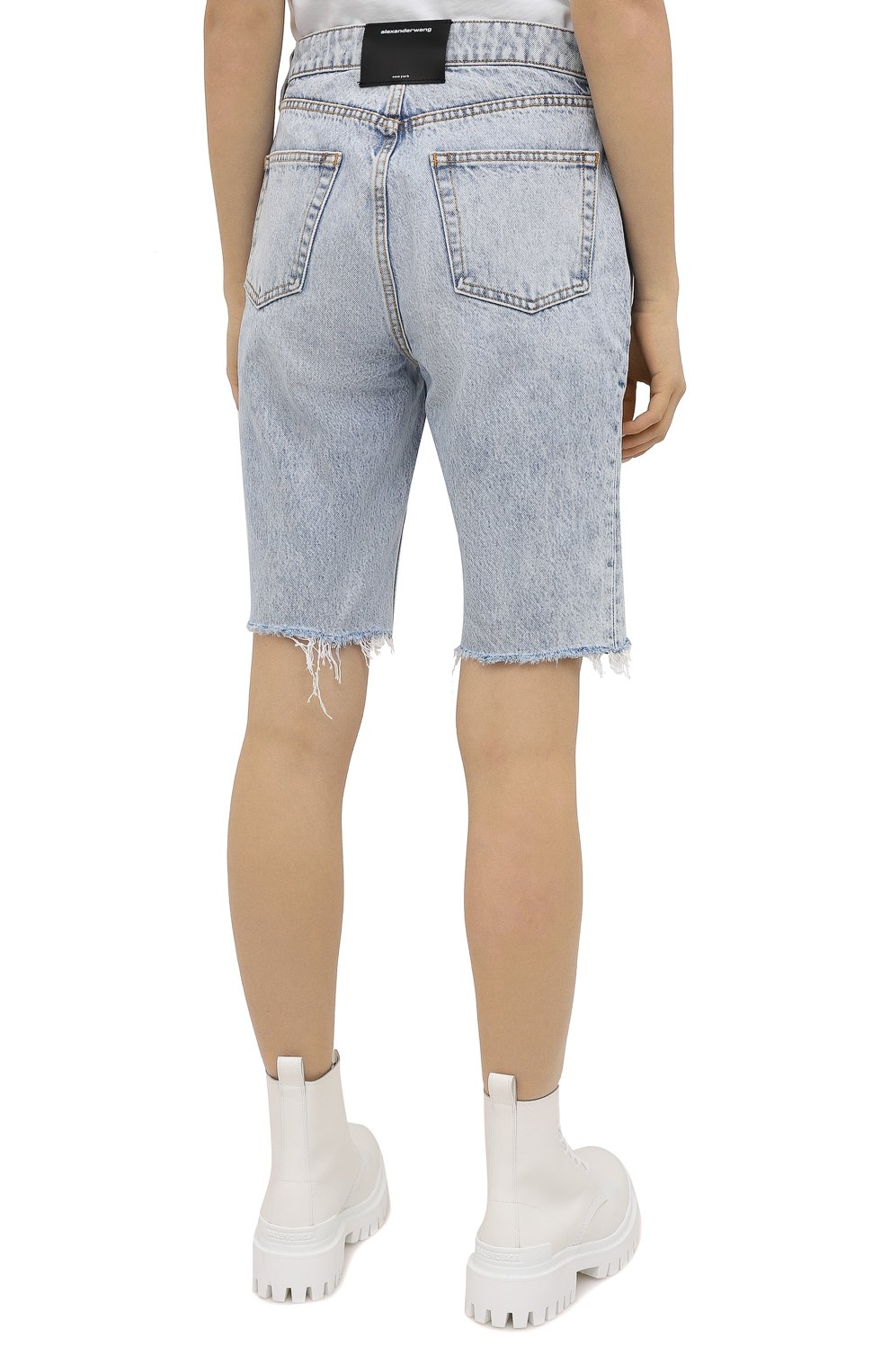 Джинсовые шорты ALEXANDER WANG, арт. 4DC2214904, фото 4