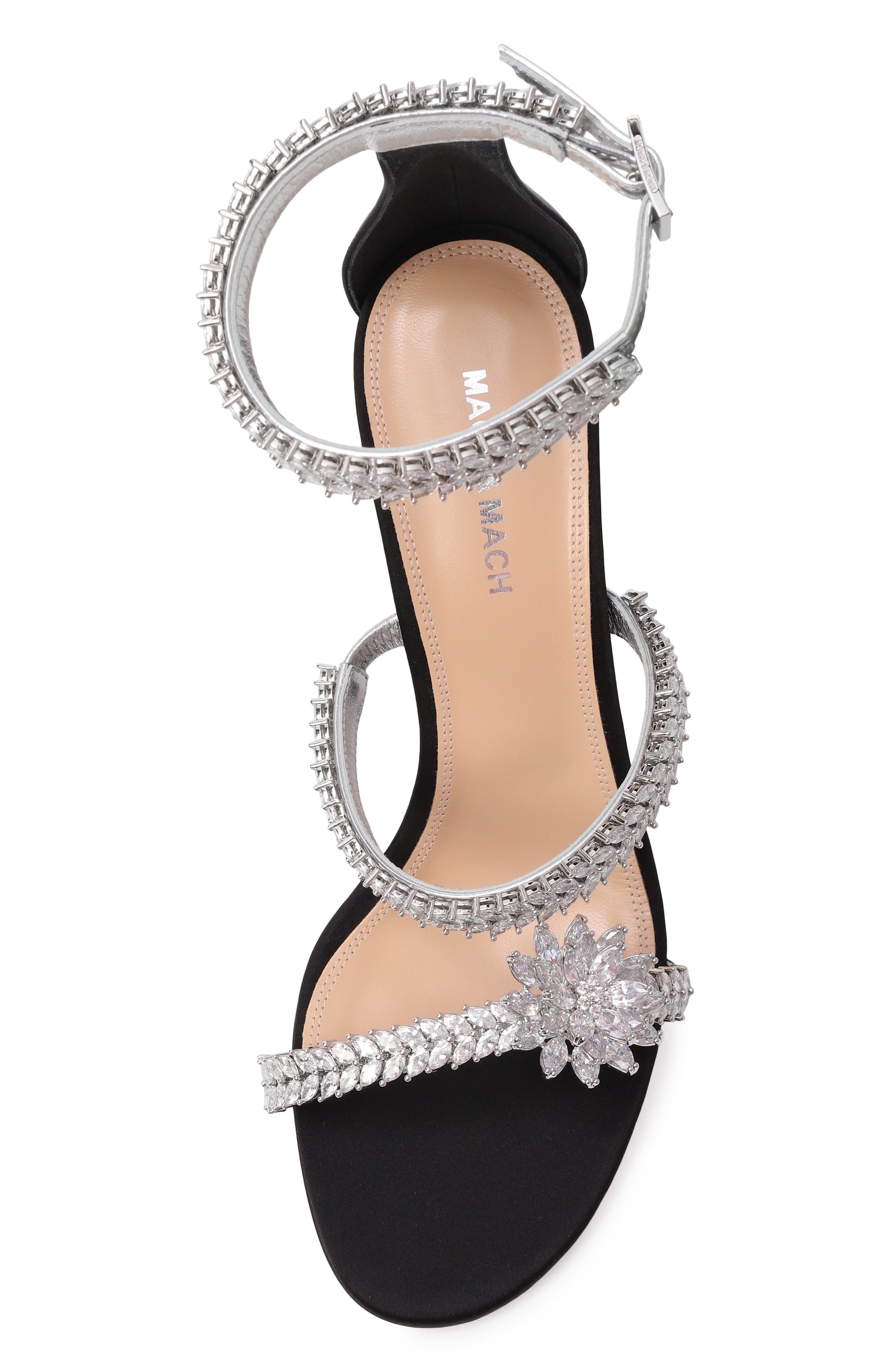 Текстильные босоножки lotus flower 100 MACH & MACH, арт. R26S091295CRP600, фото 6