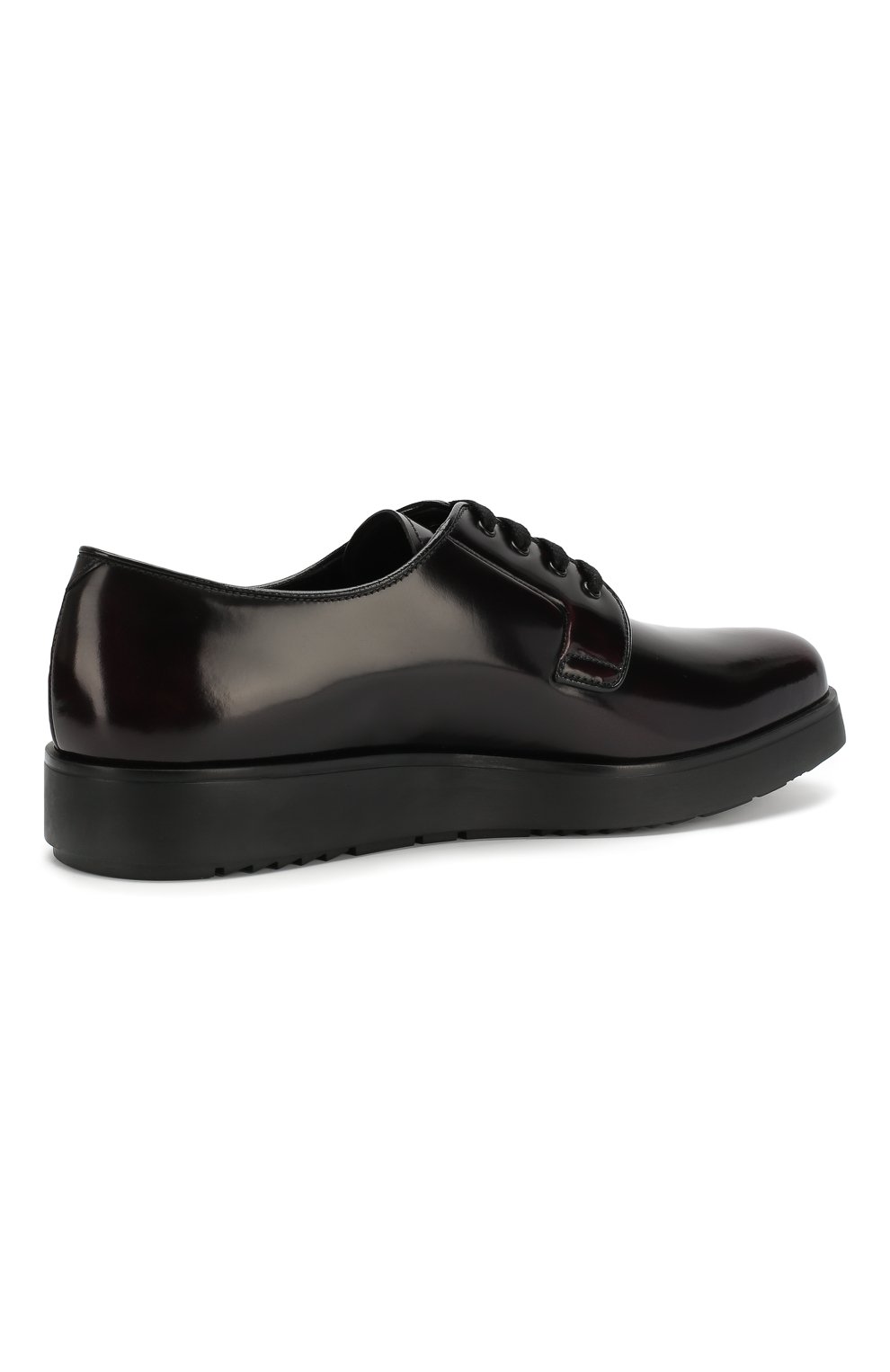Кожаные дерби PRADA, арт. 2EG261-P39-F0397, фото 4