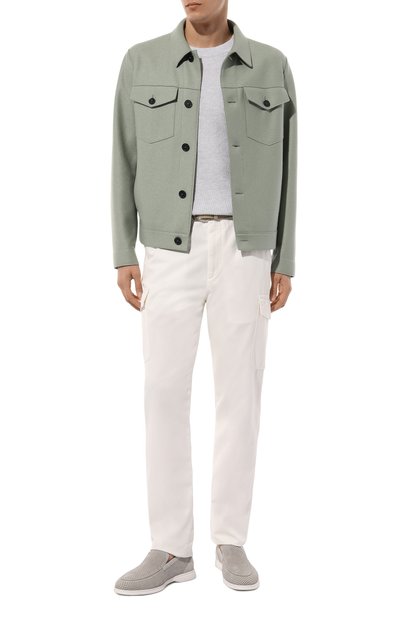 Замшевые лоферы ZILLI, арт. H0090AM1003VRUL01, фото 2