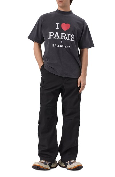 Хлопковая футболка BALENCIAGA, арт. 764235/TRVU9, фото 2