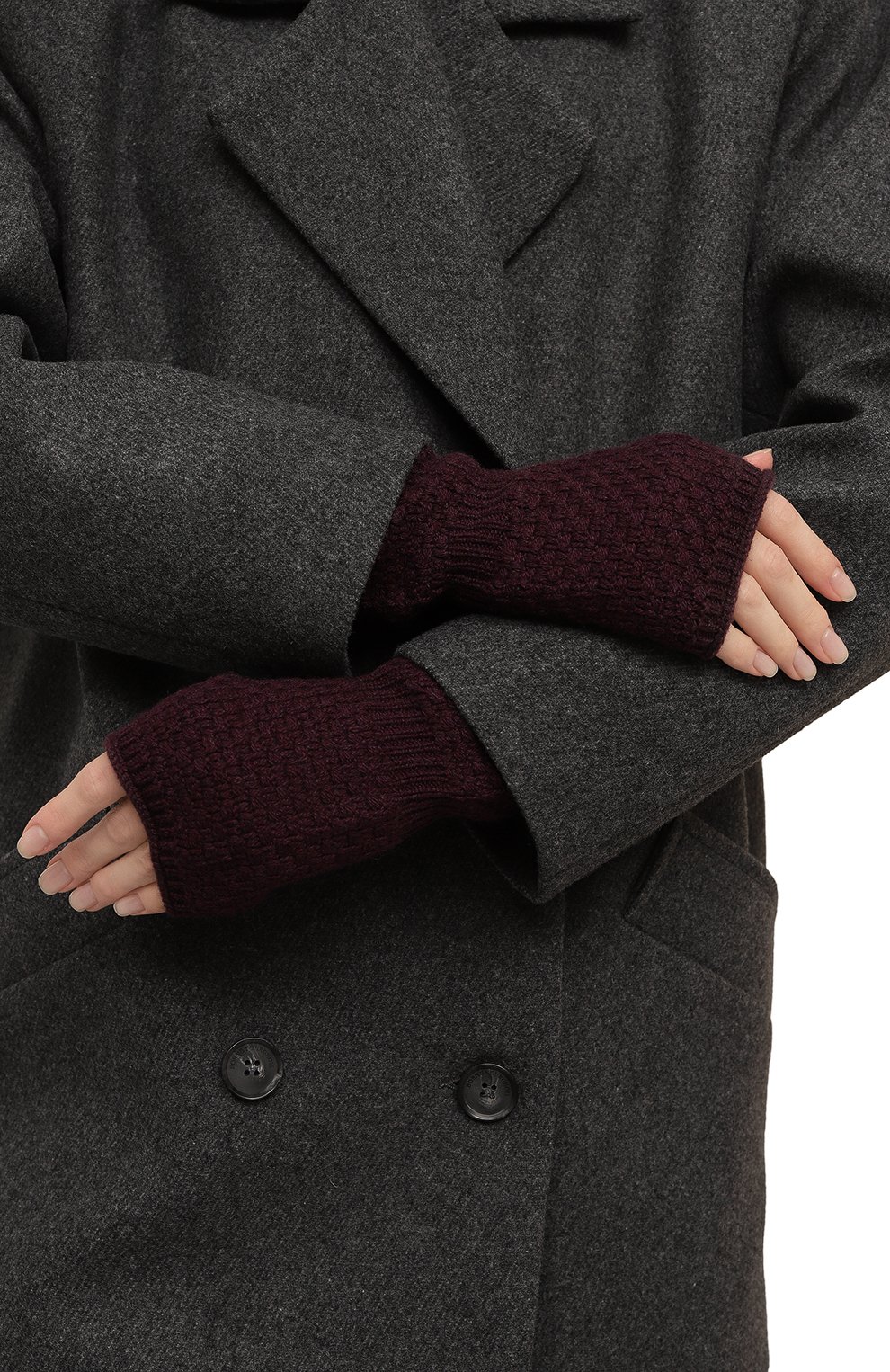 Кашемировые митенки INVERNI, арт. 5783GU, фото 2