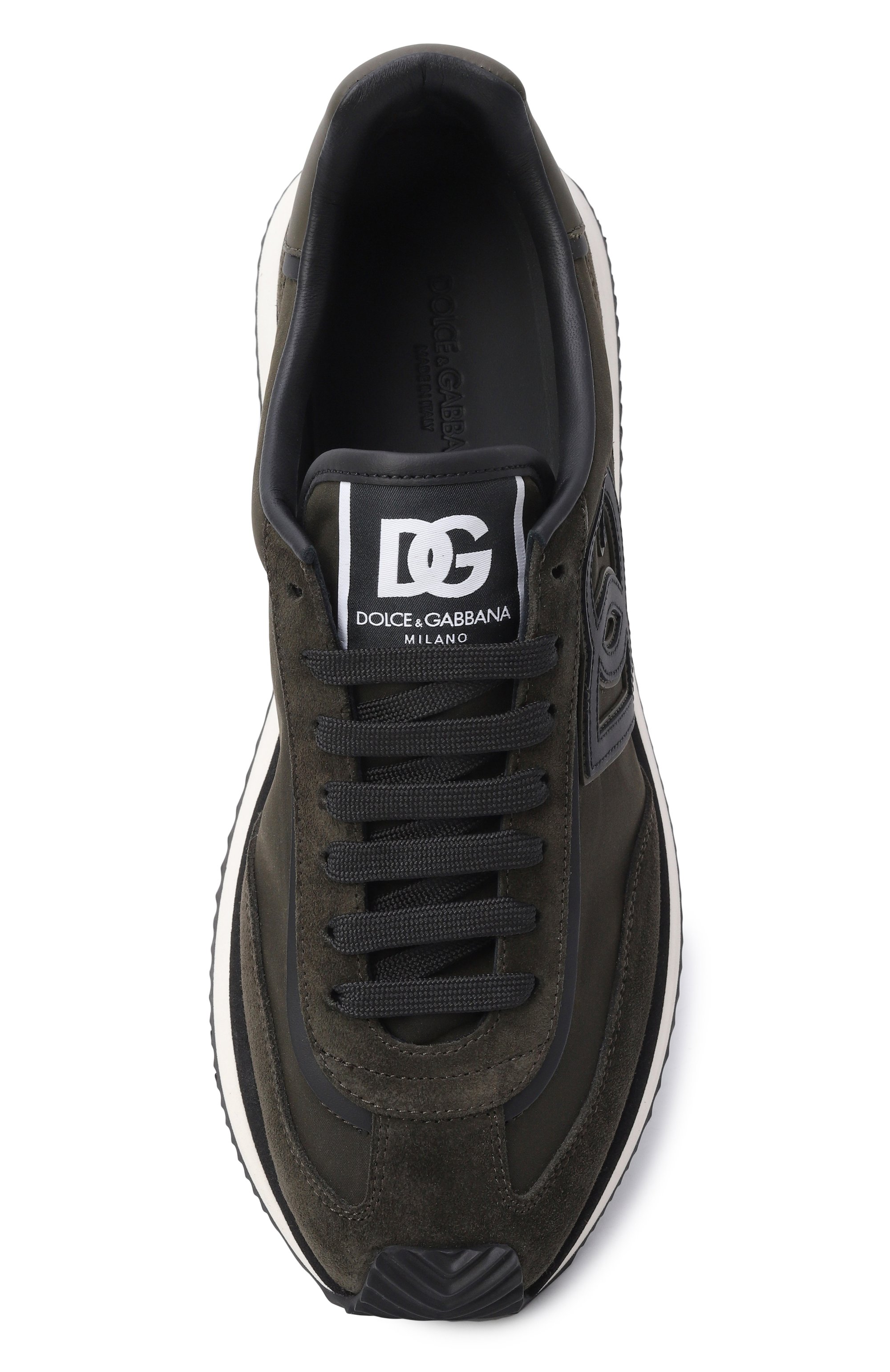 Комбинированные кроссовки dg cushion DOLCE & GABBANA, арт. CS2288/A0126, фото 6