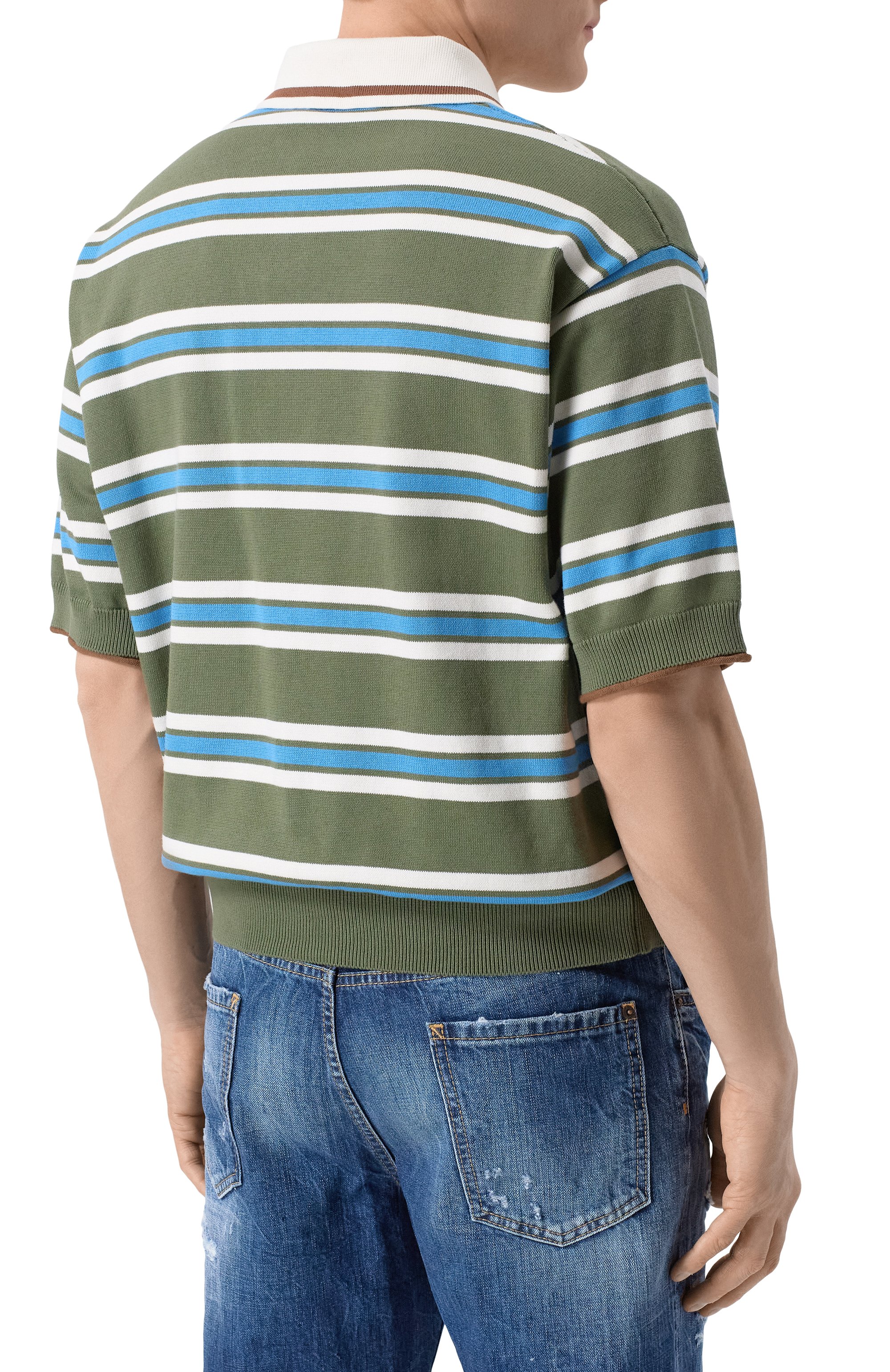 Хлопковое поло DSQUARED2, арт. S74HA1594/D13195, фото 4