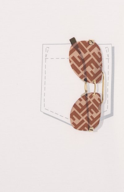 Хлопковая футболка FENDI, арт. JMI500/7AJ/8A-12+, фото 3