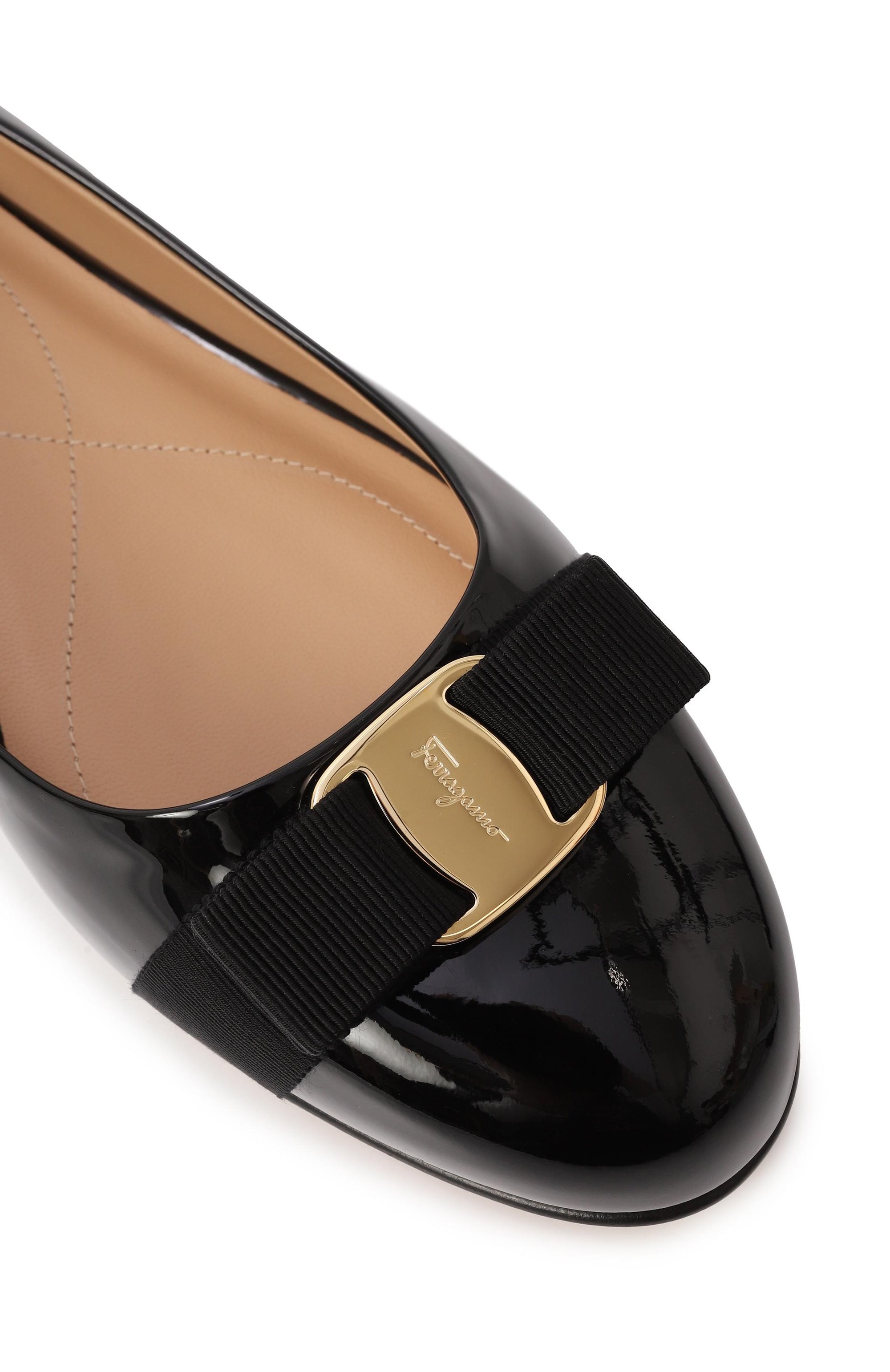 Кожаные балетки varina FERRAGAMO, арт. 01A181/574, фото 7