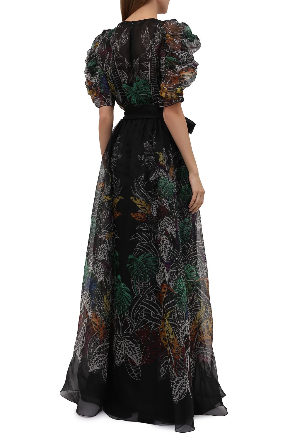 Шелковое платье ZUHAIR MURAD разноцветного цвета по цене 574500 руб., арт. DRS21323/0RSI005, фото 4 Шелковое платье ZUHAIR MURAD, арт. DRS21323/0RSI005, фото 4