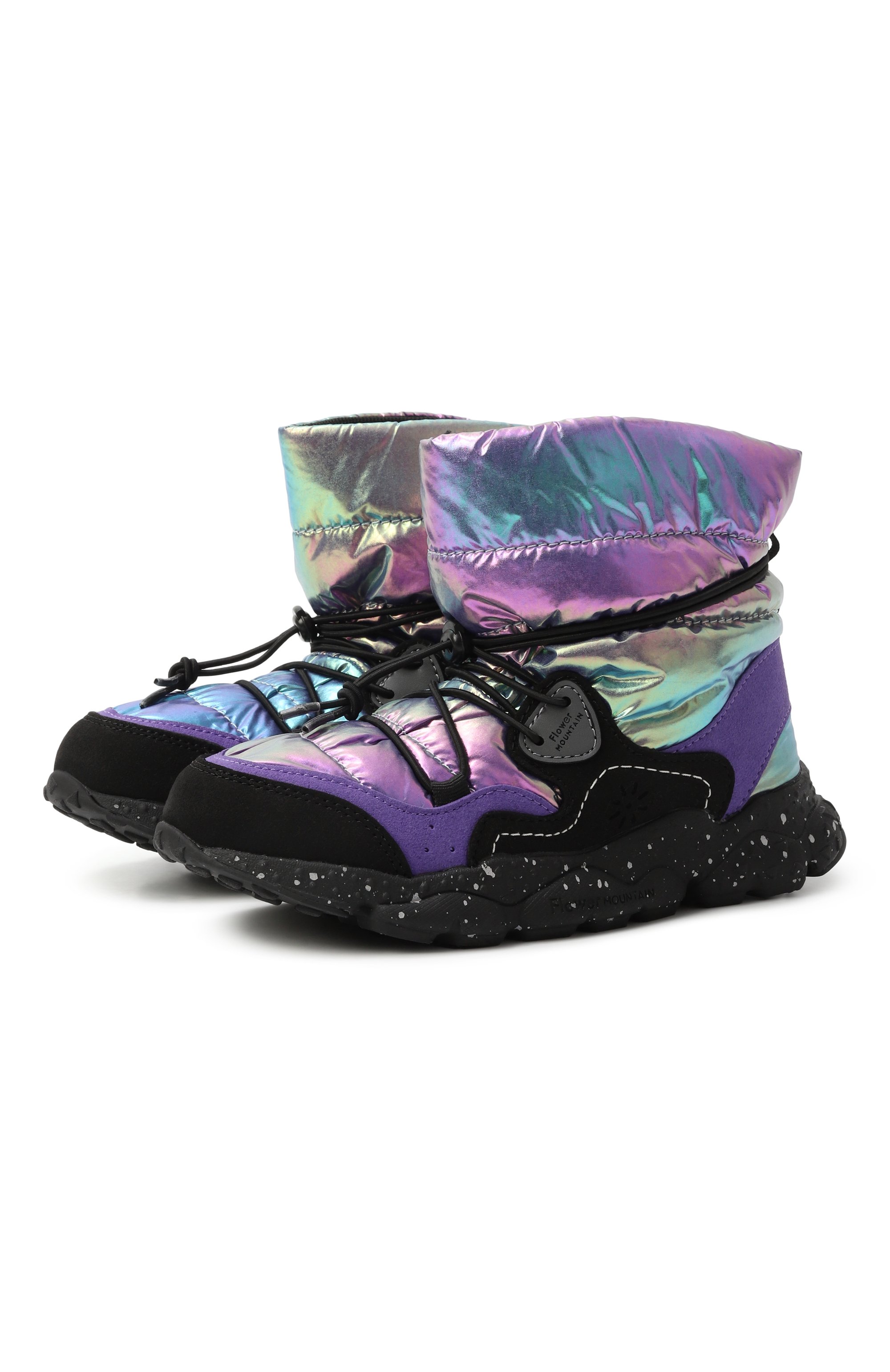 Утепленные сапоги FLOWER MOUNTAIN разноцветного цвета по цене 15700 руб., арт. 3001622/02/33-38, фото 1 Утепленные сапоги FLOWER MOUNTAIN, арт. 3001622/02/33-38, фото 1