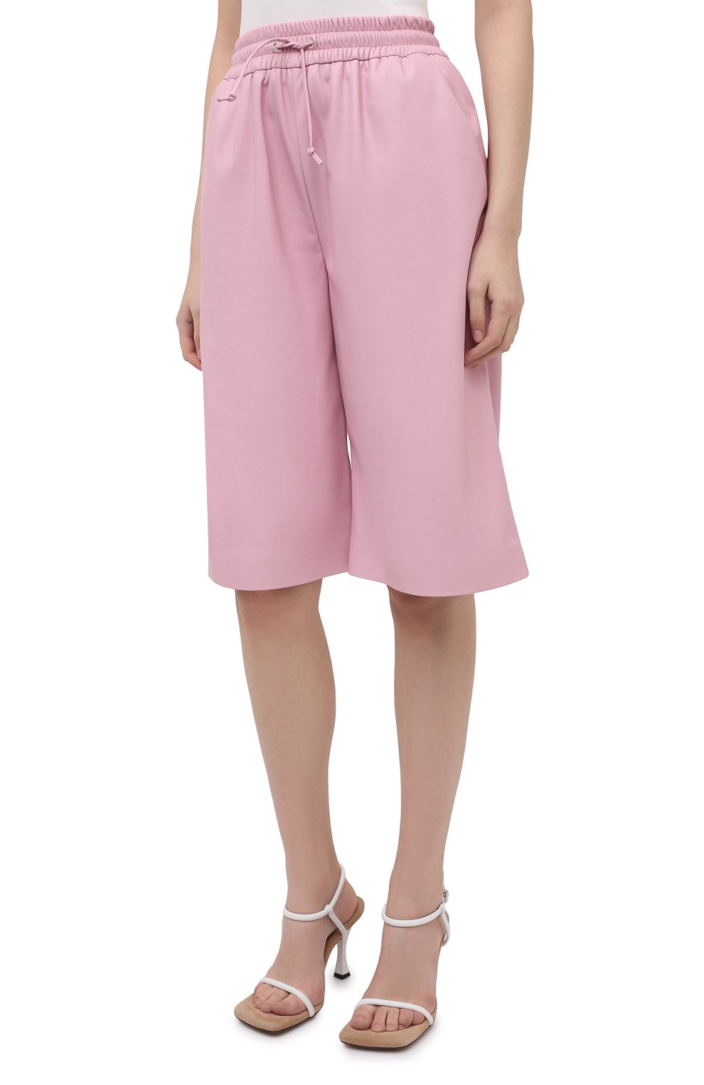 Шорты из экокожи MSGM, арт. 3041MDB01A 217101, фото 3