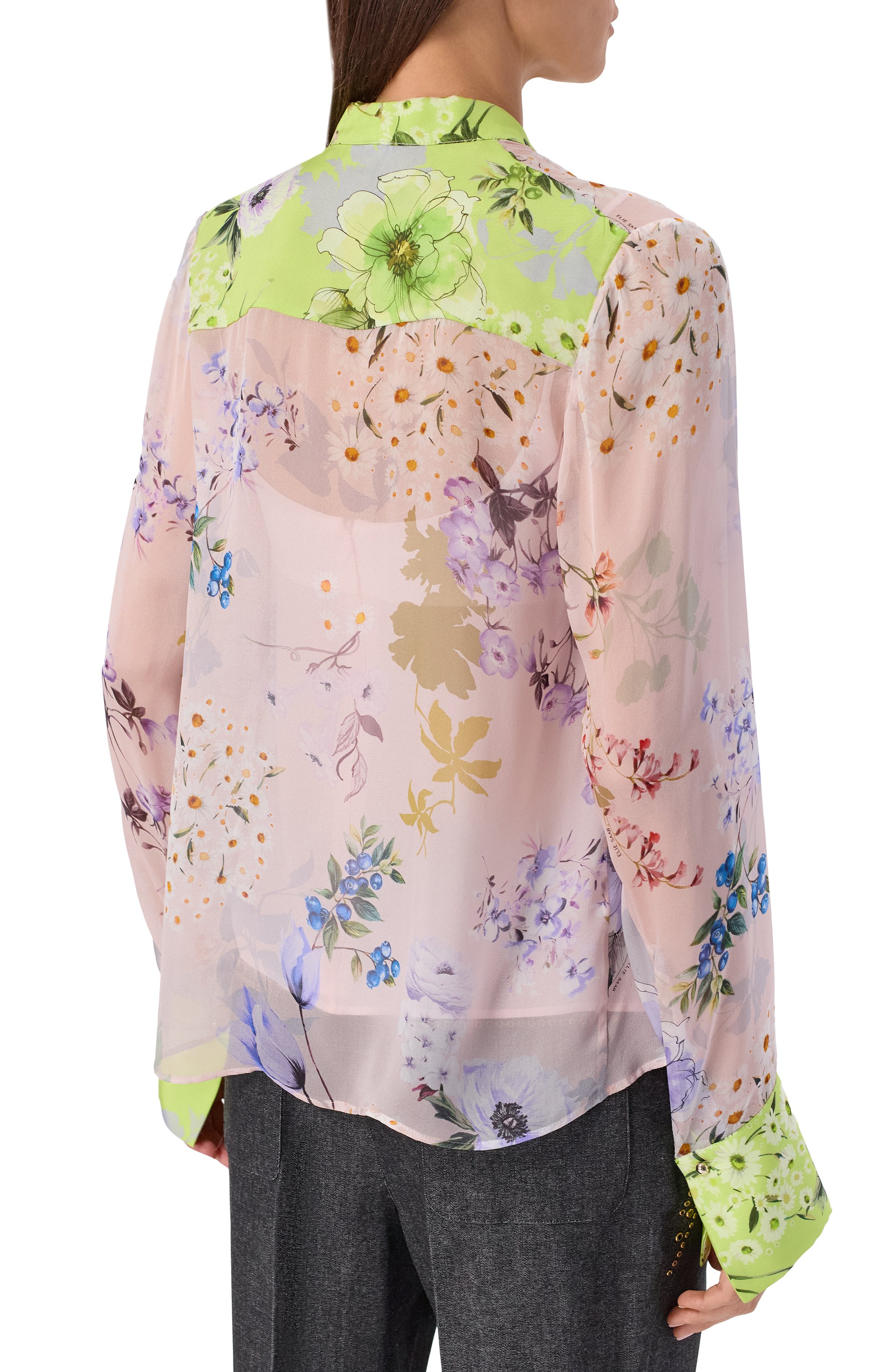 Шелковая блузка ELIE SAAB, арт. T0317/CH010, фото 4