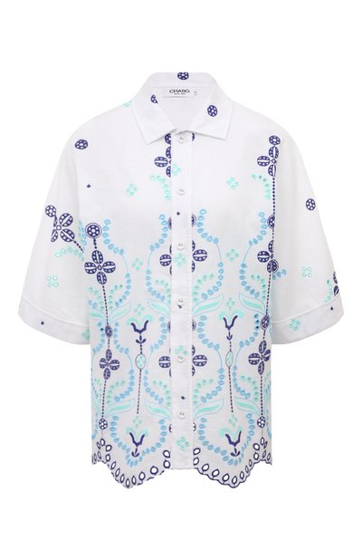 Рубашка из хлопка и льна CHARO RUIZ IBIZA, арт. 244200, фото 1