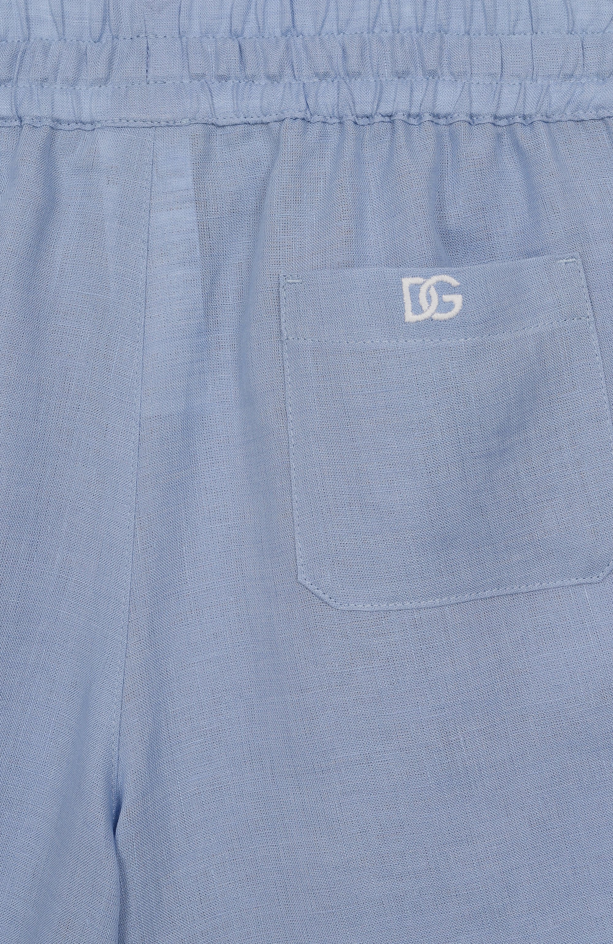 Льняные шорты DOLCE & GABBANA, арт. L43Q89/FU4MH/10-12+, фото 3