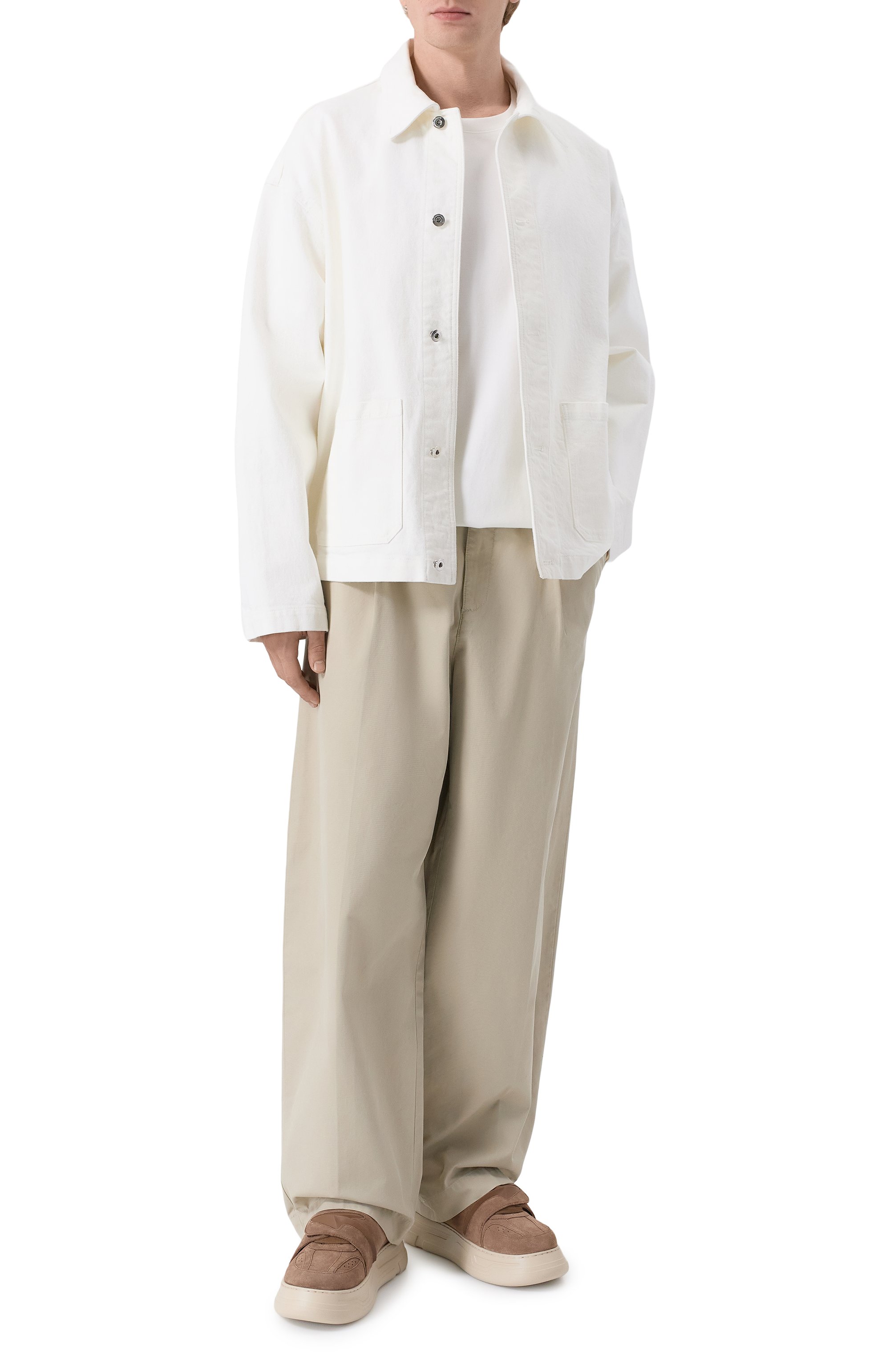 Замшевые кеды EMPORIO ARMANI, арт. EM005398/AF21561, фото 2