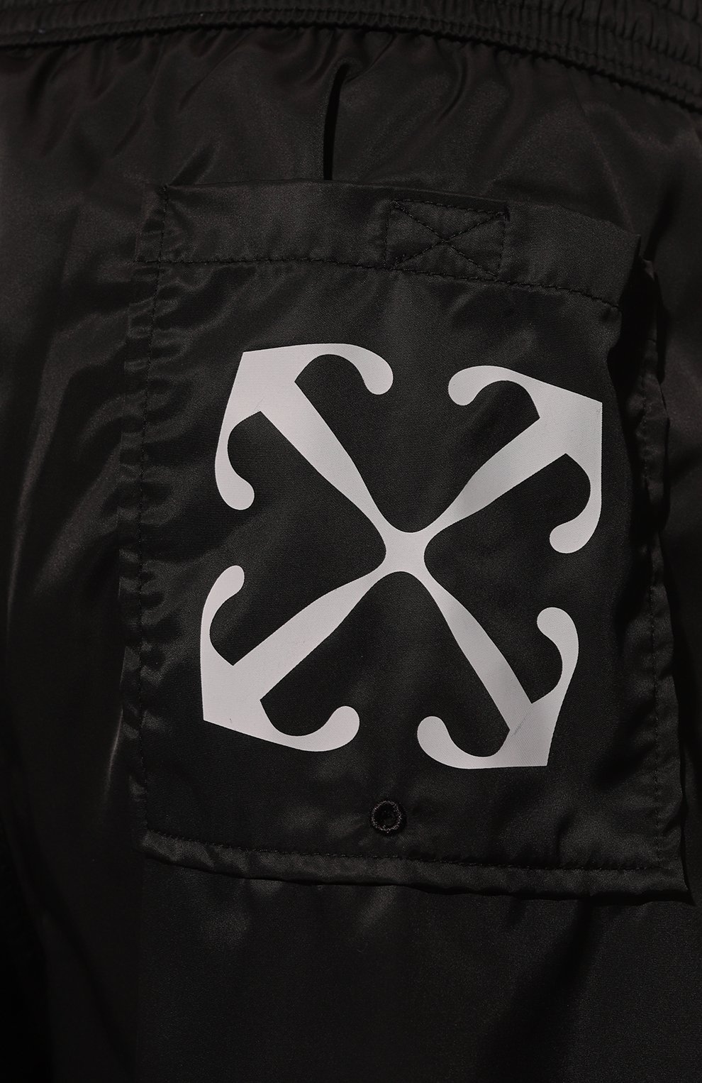 Плавки-шорты OFF-WHITE черного цвета по цене 42050 руб., арт. 0MFD008C99FAB001, фото 4 Плавки-шорты OFF-WHITE, арт. 0MFD008C99FAB001, фото 4