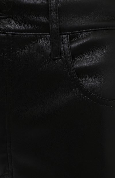 Брюки NANUSHKA черного цвета по цене 52050 руб., арт. RADHA_BLACK_VEGAN LEATHER, фото 5 Брюки NANUSHKA, арт. RADHA_BLACK_VEGAN LEATHER, фото 5