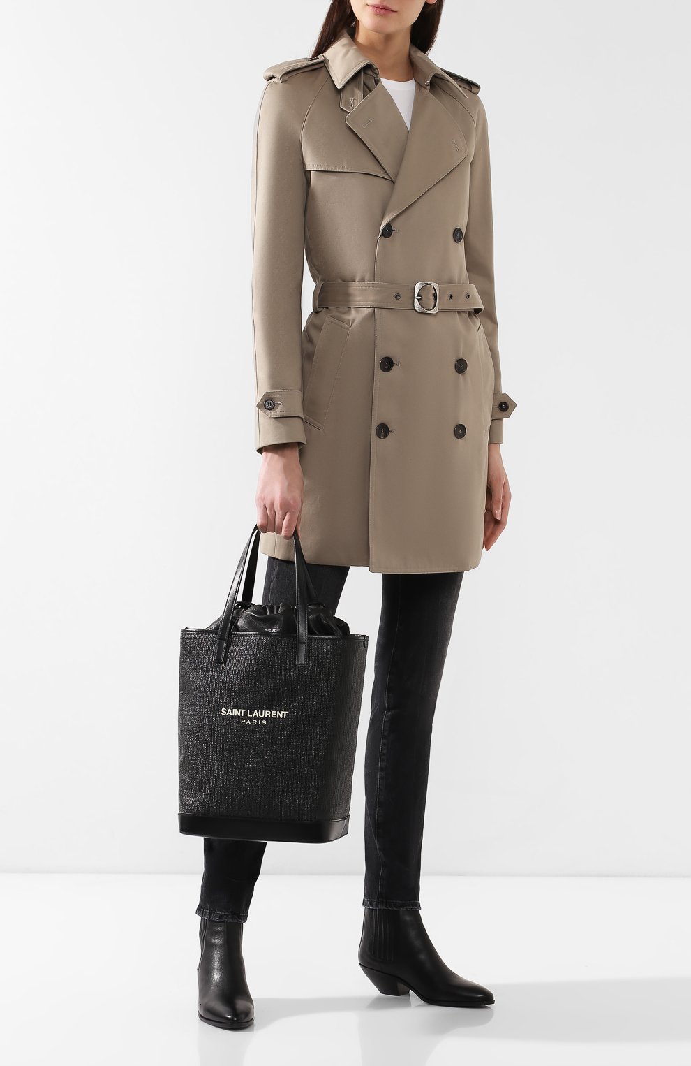 Сумка-шопер teddy SAINT LAURENT, арт. 551595/96W1E, фото 2