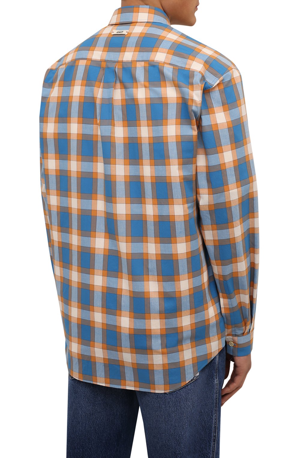 Хлопковая рубашка GUCCI, арт. 654884/ZAG0Q, фото 4