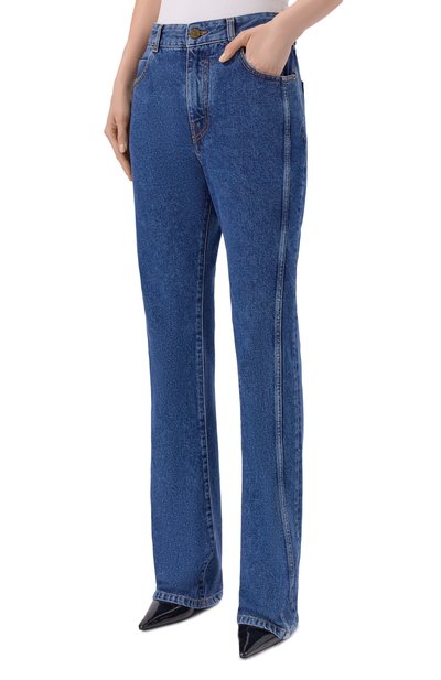 Джинсы BALMAIN синего цвета по цене 104500 руб., арт. HF1MI071/DG08, фото 3 Джинсы BALMAIN, арт. HF1MI071/DG08, фото 3