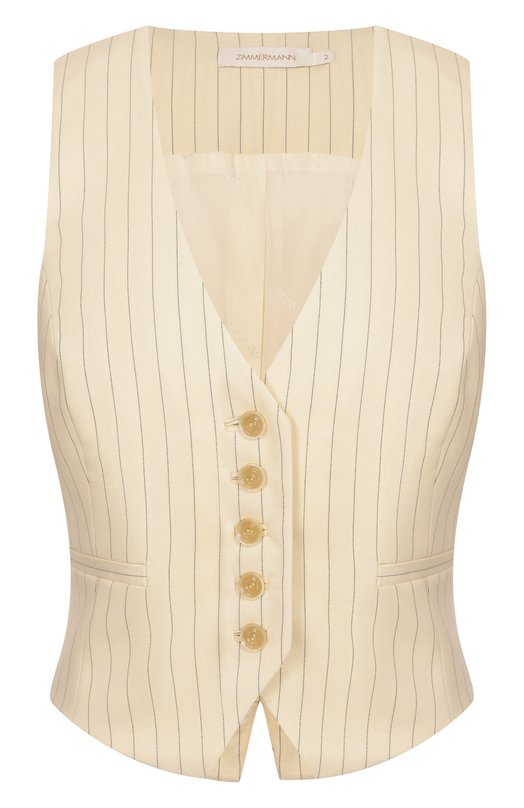 Шерстяной жилет Zimmermann 4212JS251 Кремовый 4212JS251