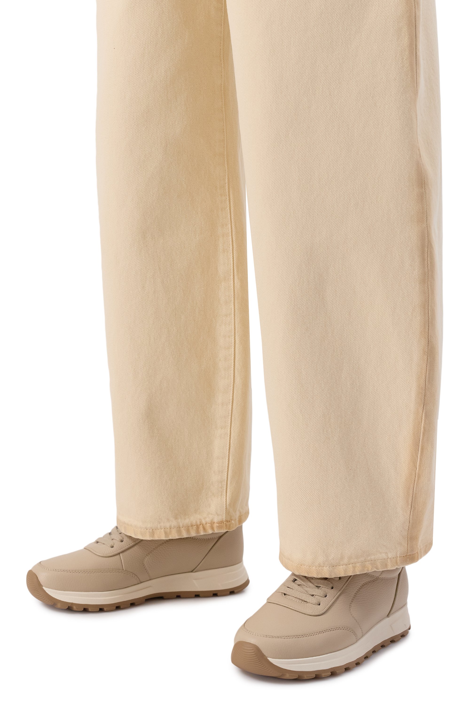 Кожаные кроссовки 12 STOREEZ, арт. 128483, фото 3