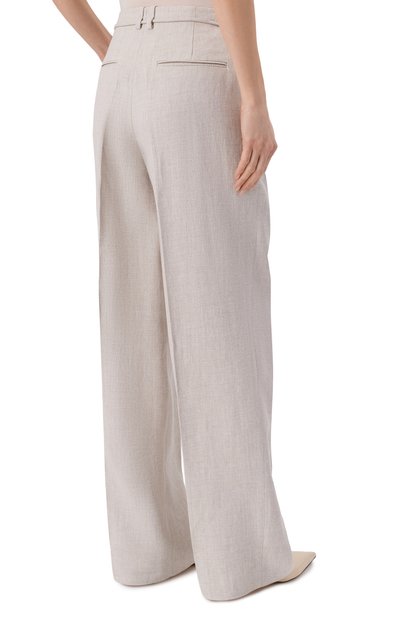 Брюки изо льна и вискозы 12 STOREEZ, арт. 137024, фото 4