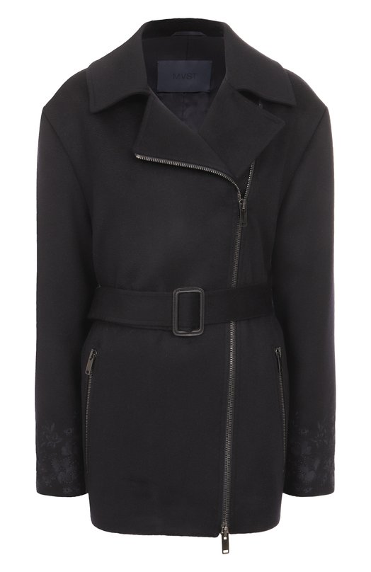 Утепленное кашемировое полупальто MVST M25.1PW.0003T/5335 C0L0MB0 Синий M25.1PW.0003T/5335 C0L0MB0