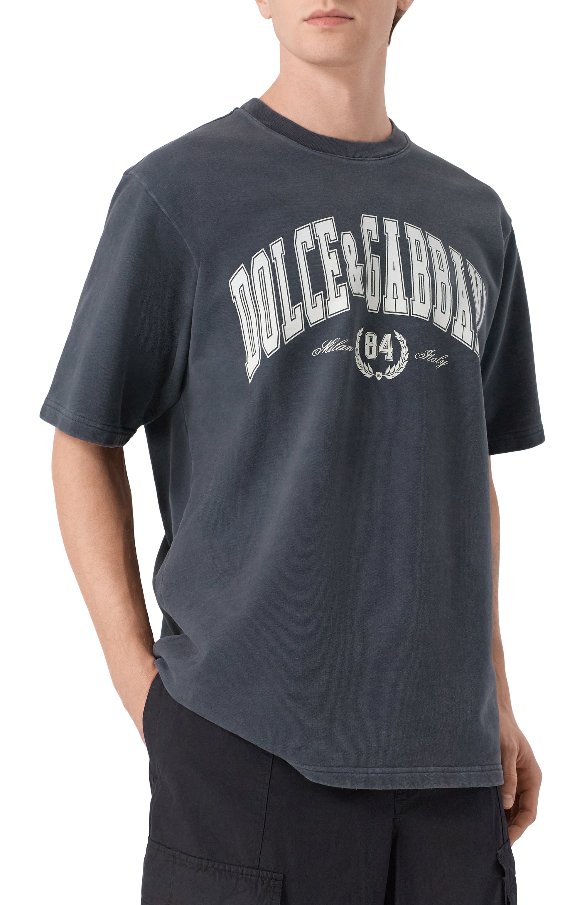 Хлопковая футболка DOLCE & GABBANA, арт. G8TA2T/G7PK7, фото 3