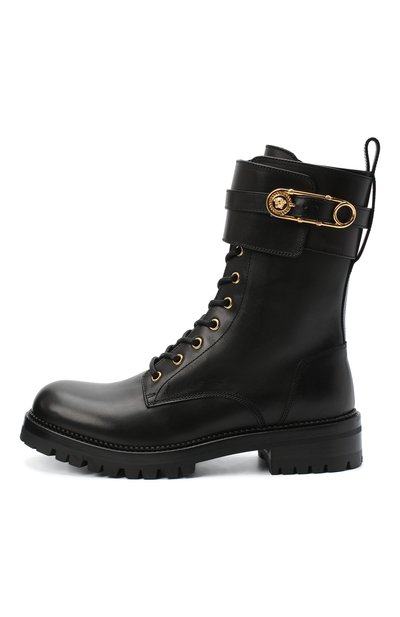 Кожаные ботинки VERSACE, арт. DST419E/DVTA3, фото 3