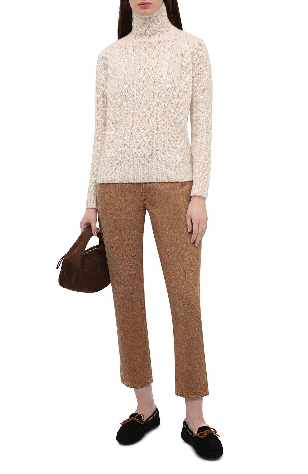 Замшевые мокасины UGG, арт. 1107949_BLK, фото 2