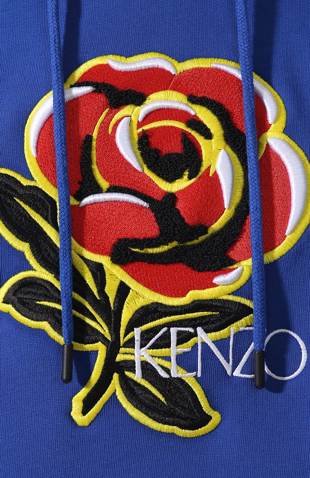 Хлопковое худи KENZO синего цвета по цене 25250 руб., арт. 2SW777952, фото 5 Хлопковое худи KENZO, арт. 2SW777952, фото 5