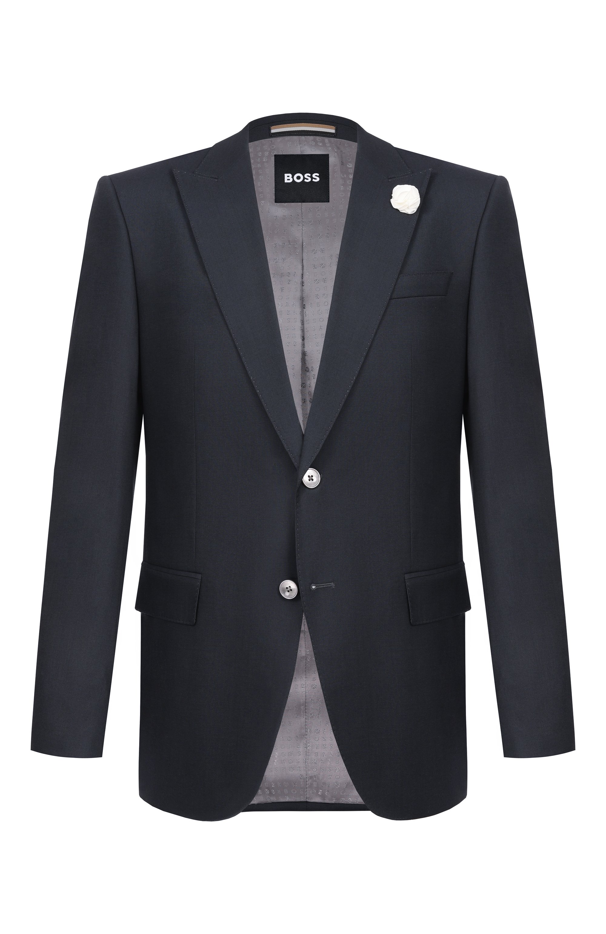Пиджак из шерсти и вискозы BOSS, арт. 50557512, фото 1