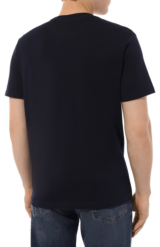 Хлопковая футболка Aeronautica Militare TS2361J607 Синий  TS2361J607 Фото 4