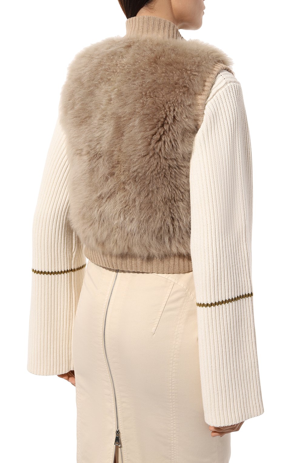 Жилет с меховой отделкой BRUNELLO CUCINELLI, арт. MPMWL2418P, фото 4