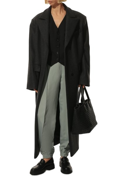 Джоггеры из вискозы и шелка JIL SANDER, арт. J01KA0021-J65003, фото 2