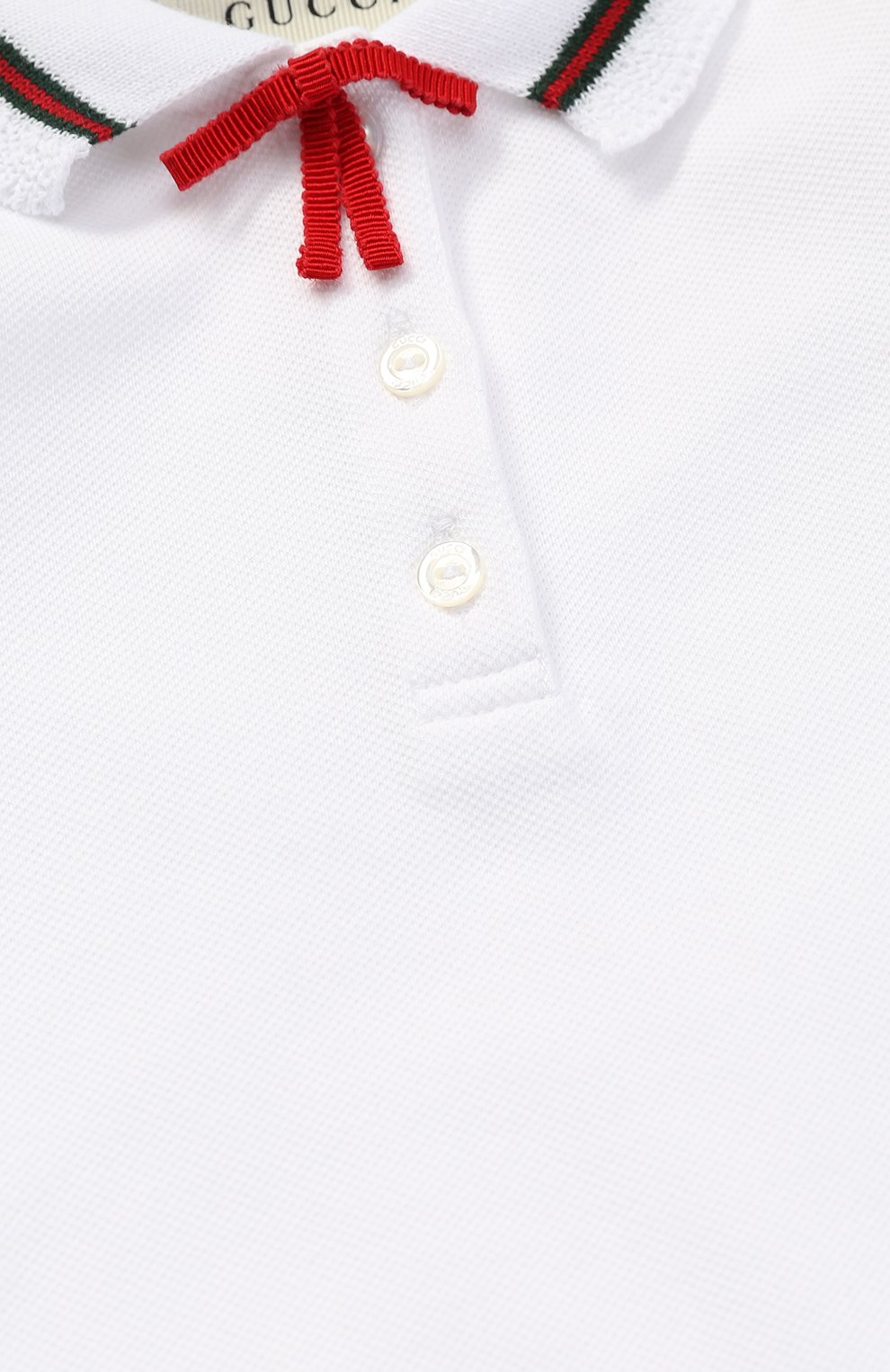 Пижама из эластичного хлопка с контрастной отделкой и бантом GUCCI, арт. 458206/X5N22, фото 3