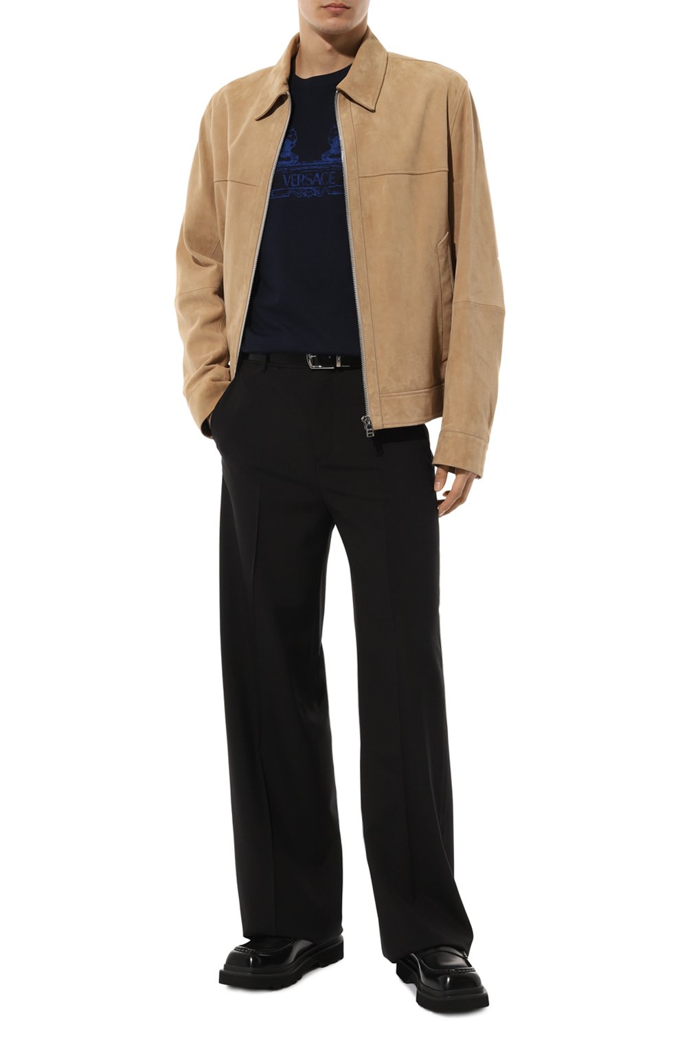 Хлопковая футболка VERSACE, арт. 1013302/1A09867, фото 2