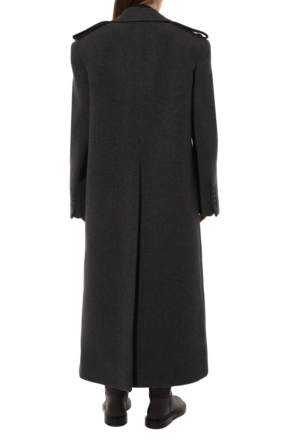 Шерстяное пальто ANN DEMEULEMEESTER, арт. 2402-W-C025-FA510-088, фото 4