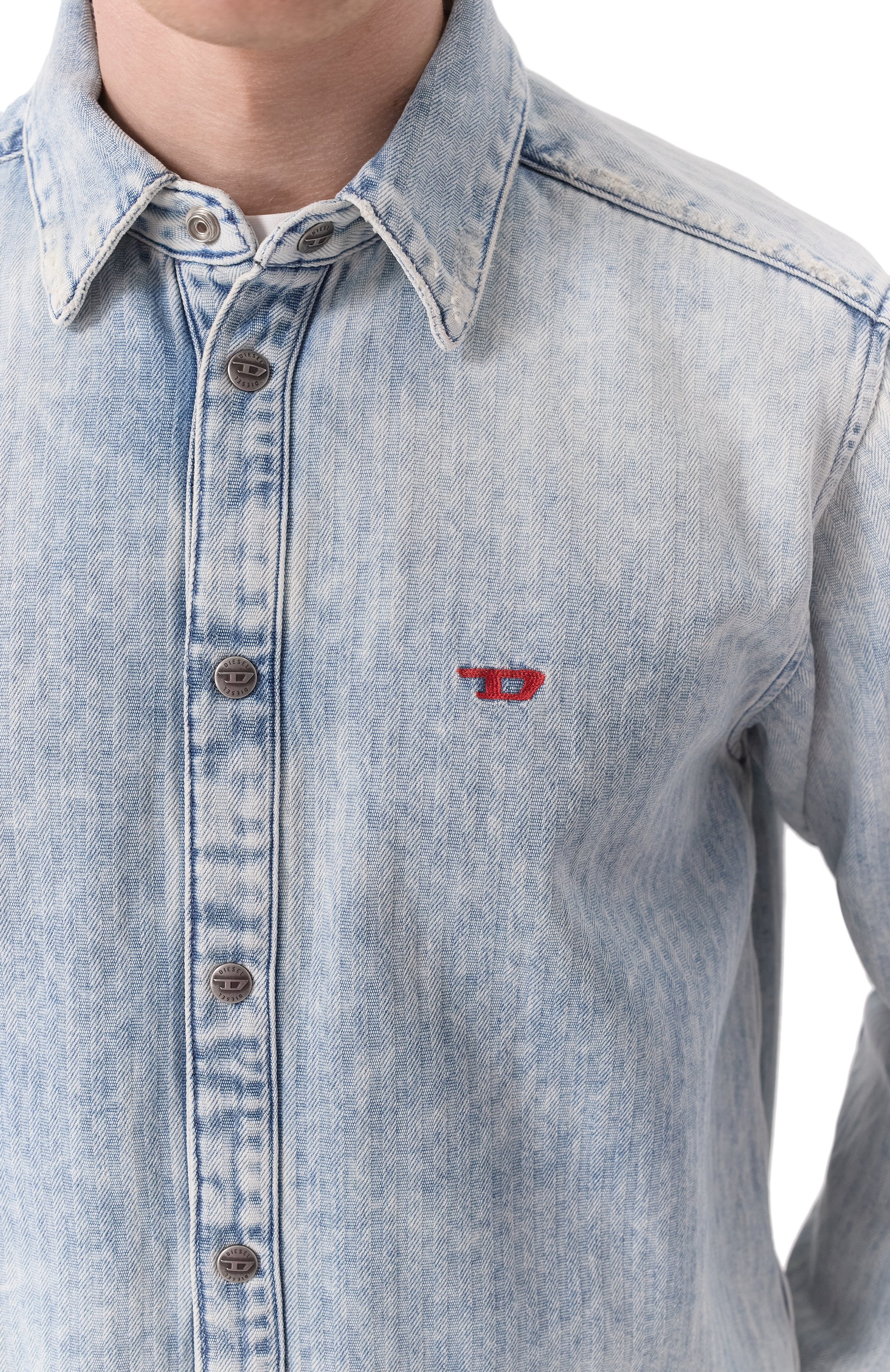 Джинсовая рубашка DIESEL, арт. A03534/09L60, фото 5