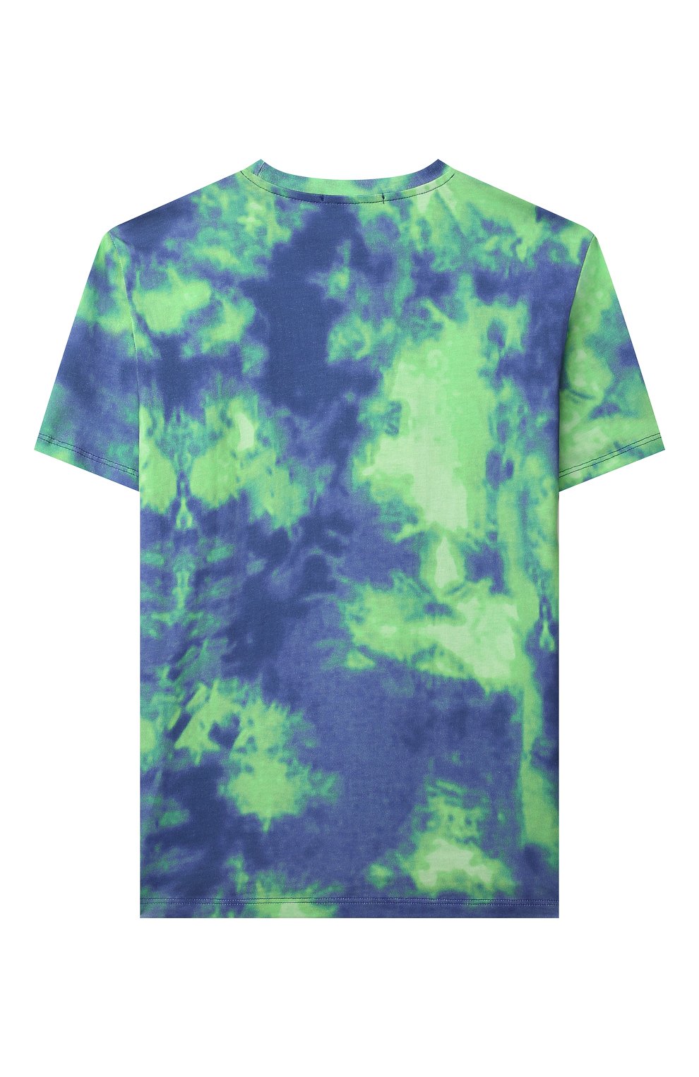 Хлопковая футболка MSGM KIDS разноцветного цвета по цене 6995 руб., арт. MS028919, фото 2 Хлопковая футболка MSGM KIDS, арт. MS028919, фото 2