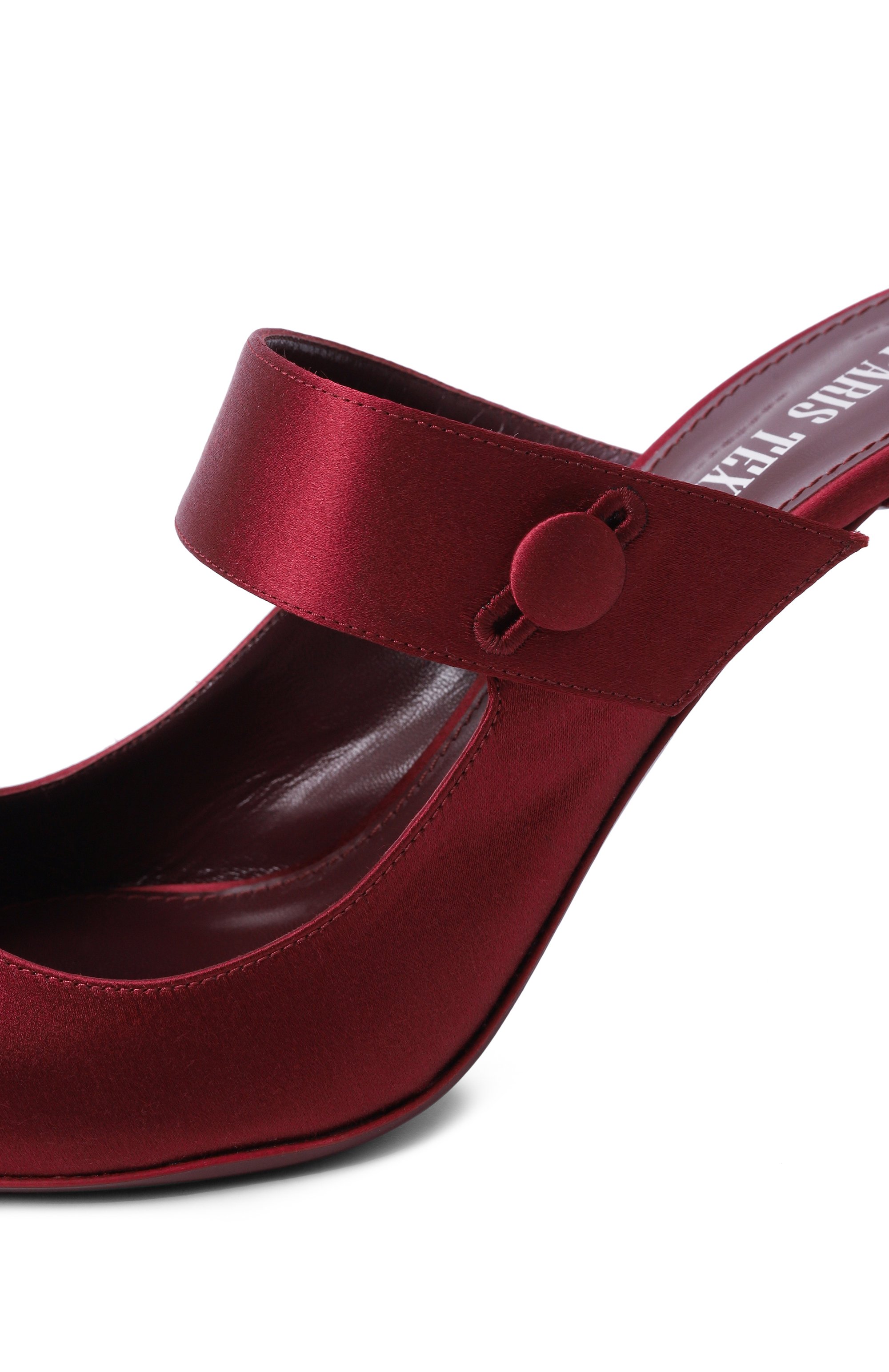 Текстильные мюли lidia 90 PARIS TEXAS, арт. PX1576/XTSAT, фото 7