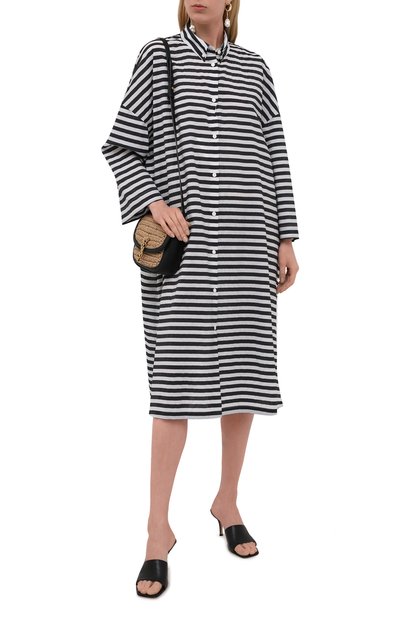 Платье WEEKEND MAX MARA черно-белого цвета по цене 33620 руб., арт. BIBO 32210318, фото 2 Платье WEEKEND MAX MARA, арт. BIBO 32210318, фото 2