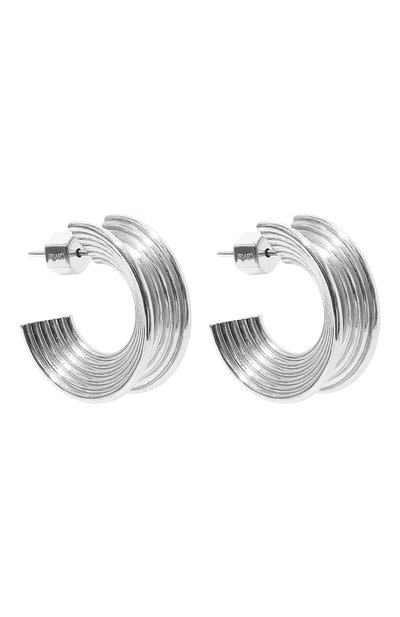 Серьги-кольца stealing beauty CAVIAR JEWELLERY серебряного цвета по цене 16500 руб., арт. SB001, фото 3 Серьги-кольца stealing beauty CAVIAR JEWELLERY, арт. SB001, фото 3