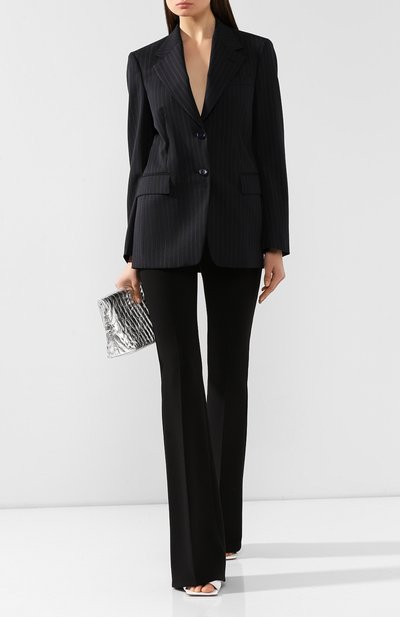 Жакет в полоску DRIES VAN NOTEN темно-синего цвета по цене 156500 руб., арт. 192-10406-8036, фото 2 Жакет в полоску DRIES VAN NOTEN, арт. 192-10406-8036, фото 2